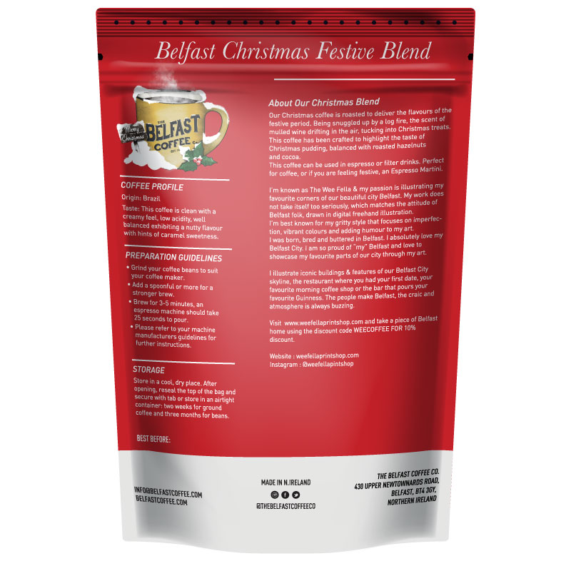 Christmas blend packet red back