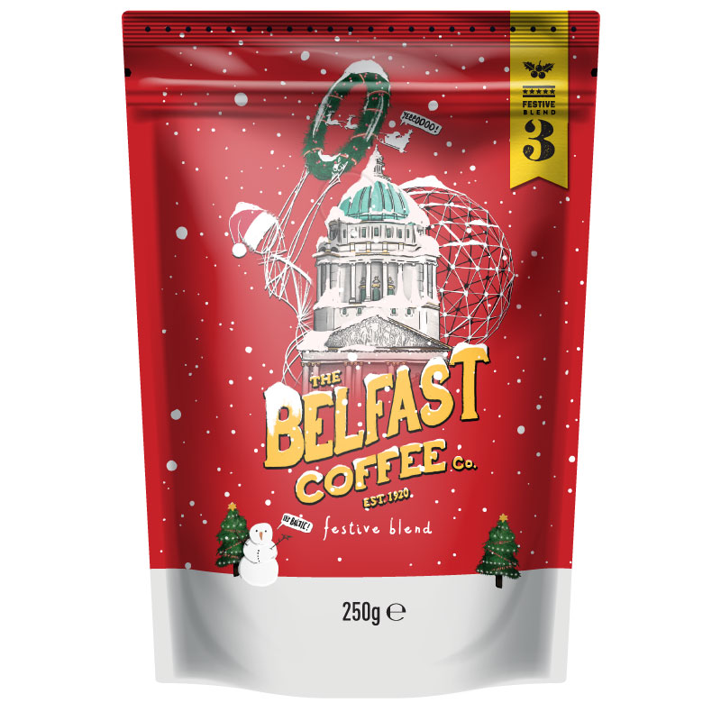 Christmas blend packet red front
