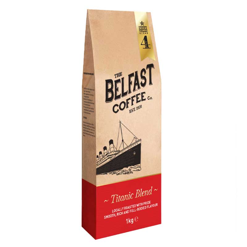 1kg Titanic blend coffee bag