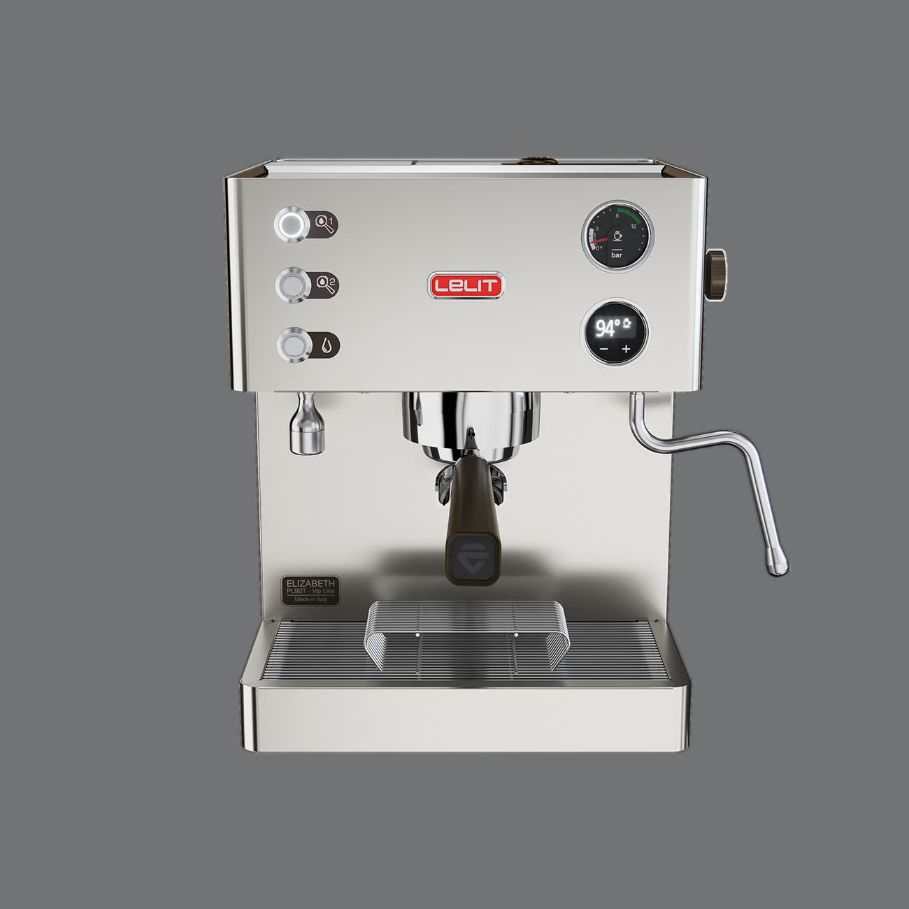 Lelit Elizabeth Dual Boiler Espresso Coffee Machine (Brushed